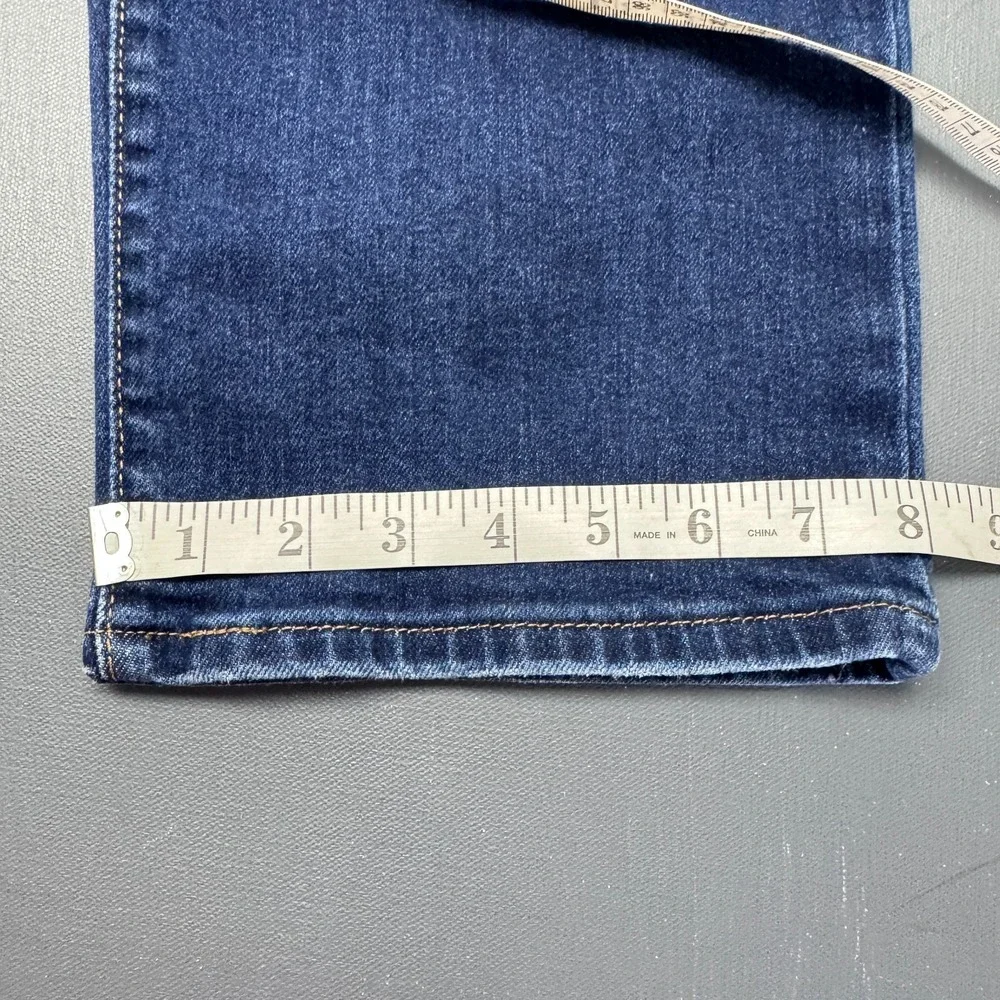 Levi's Women W27 L27 Ribcage Straight Ankle High Rise Distressed Blue Jeans Fit